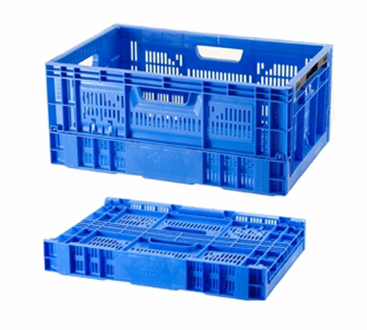 foldable plastic crate